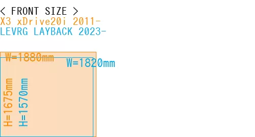 #X3 xDrive20i 2011- + LEVRG LAYBACK 2023-